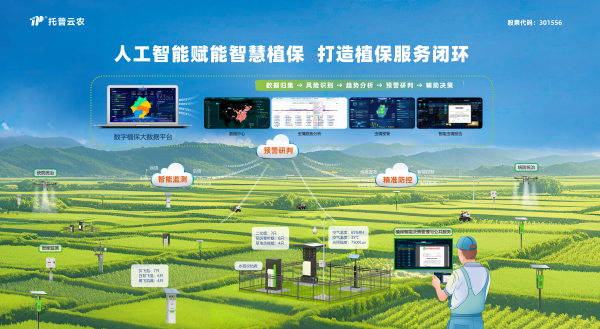 深化“AI+植?！比诤蠎?yīng)用，托普云農(nóng)打造數(shù)智植保全鏈路閉環(huán)